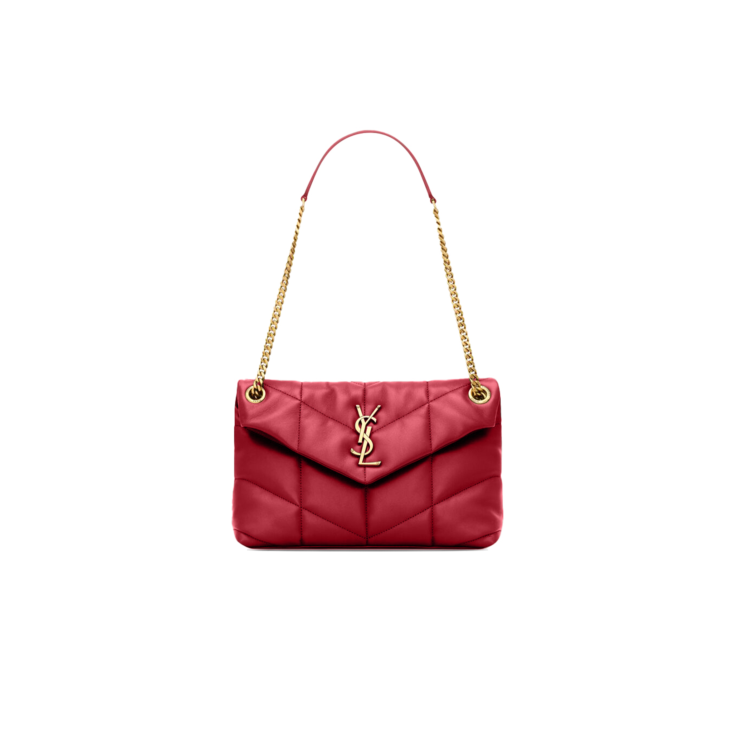 YSL PUFFER SMALL IN NAPPA LEATHER 5774798767686968 (29*17*11cm)